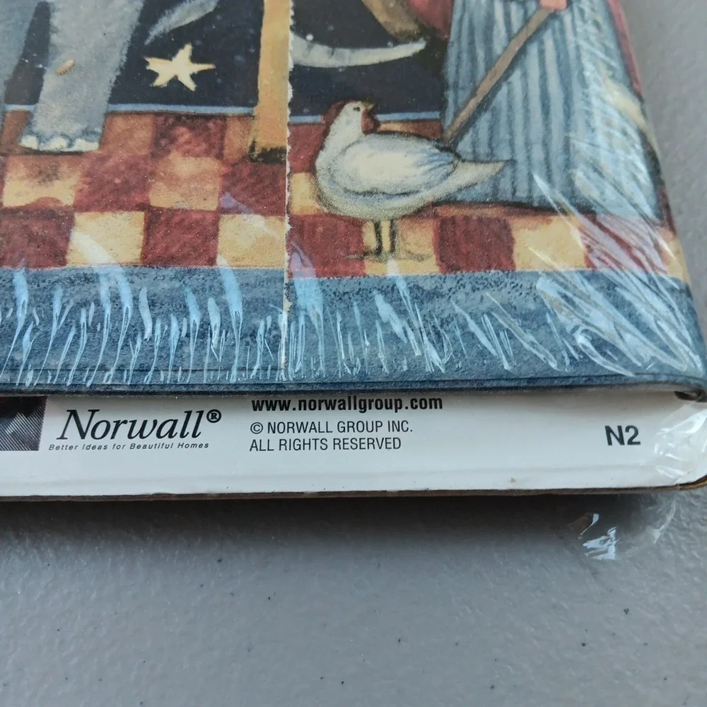 NOS Norwall Wallpaper Boarder Kids Room NOAHS ARC Set of 2 Susan Winger 10 Yards